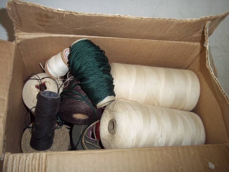 Thread and assorted small rope