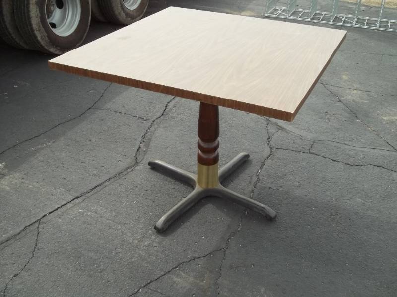 lot 79 image: Light brown Tables 36 x 36 x30
