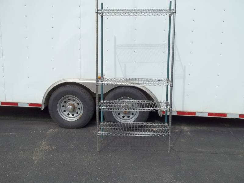 lot 81 image: Adjustable shelving rack