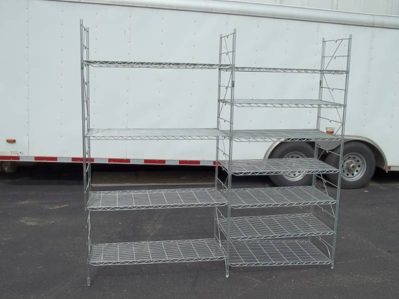 lot 83 image: Shelving Racks