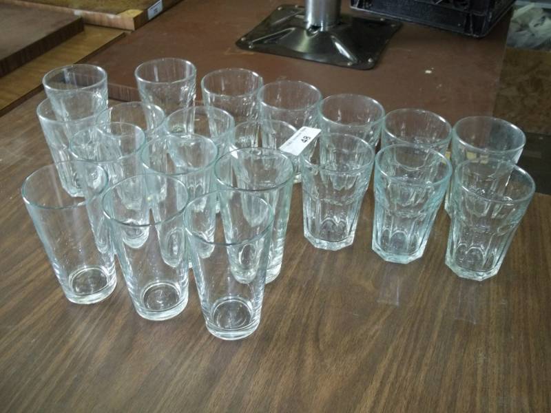 lot 48 image: 14 8oz. tumblers 6 12 oz. glass