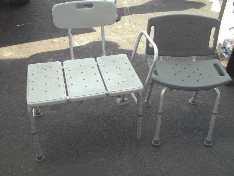 lot 96 image: Handicap Bathing Chairs  Pair