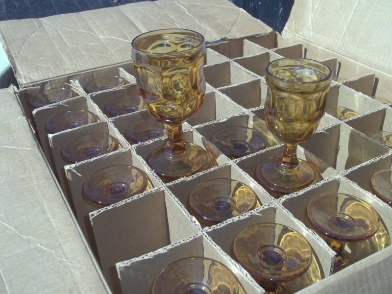 lot 102 image: 15 large and 20 Small Glasses