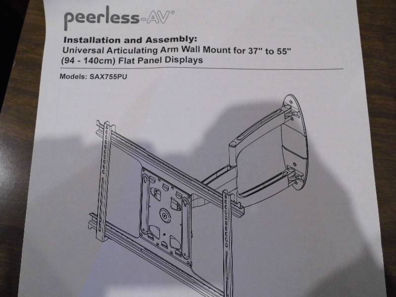 peerless AV Articulating TV Smart Mount