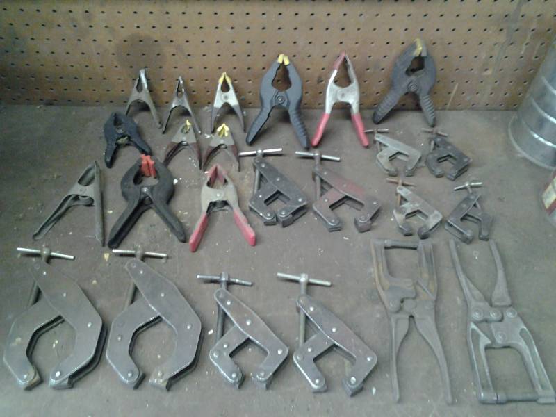 Box of asst clamps-Kant Twist & others