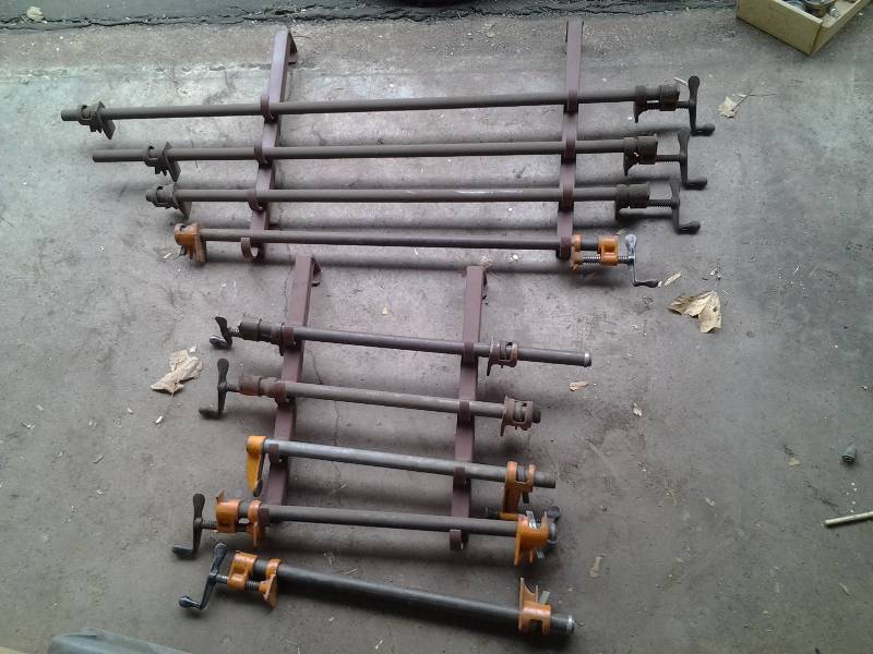 9 pony clamps & rafter racks