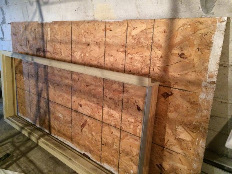 lot 60 image: Door Frame and Plywood