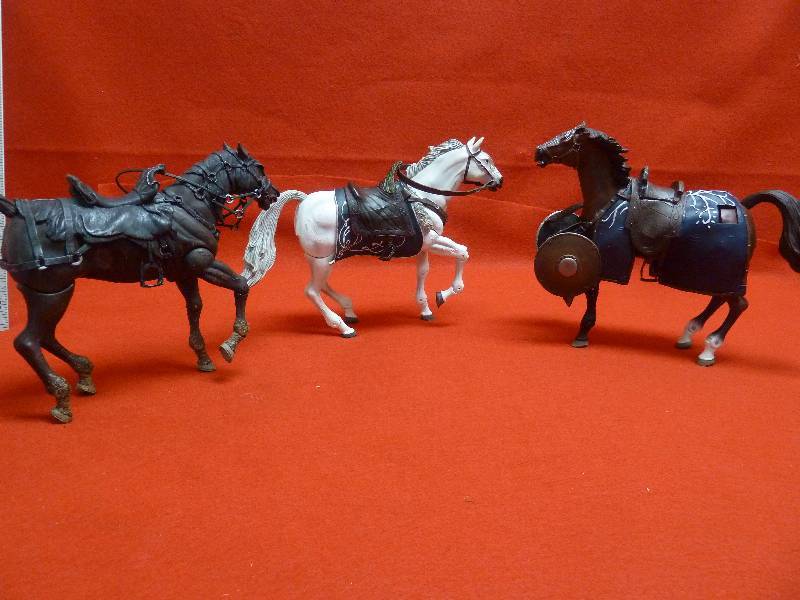 lot 411 image: Three Medieval War Horses