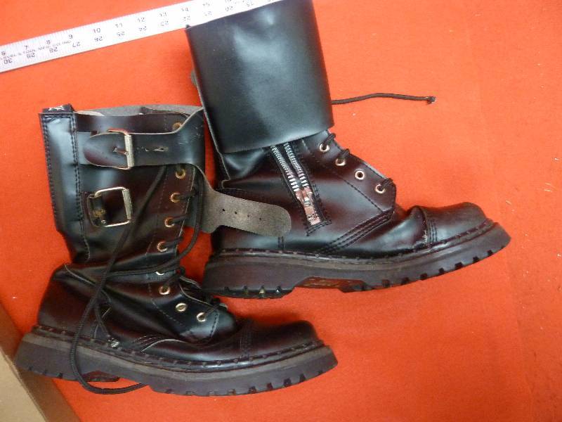 lot 444 image: Demonia Leather Boots