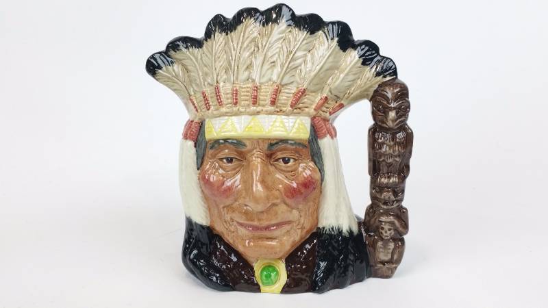 lot 121 image: Royal Doulton North American Indian D 6611