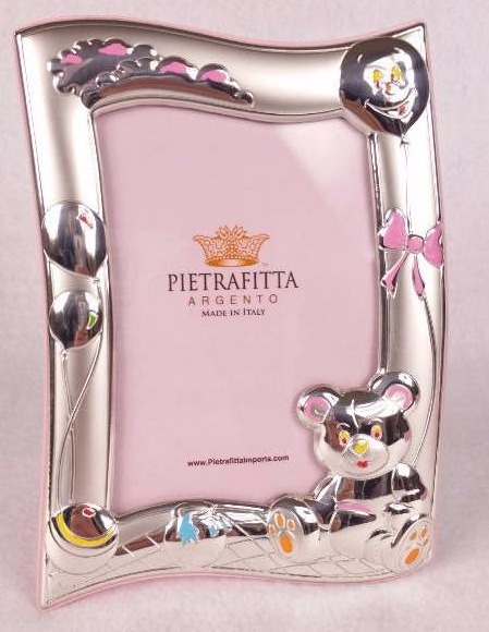 lot 88C image: Pietrafitta Argento Silver Baby Girl Picture Frame