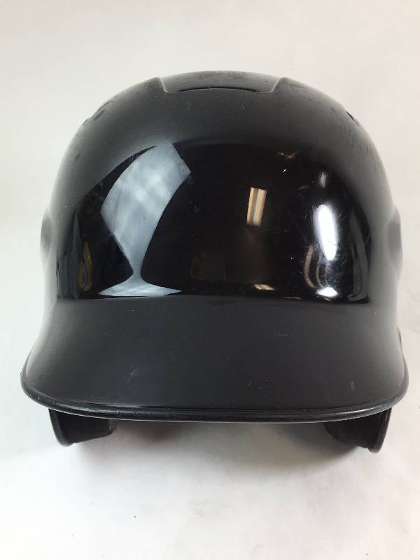 lot 198 image: Rawlings Black Baseball Helmet Size 7 18 Hard Plastic
