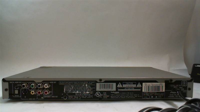 lot 433 image: Pioneer model DV-250 DVD player no remote some cosmetic blemishes see pictures