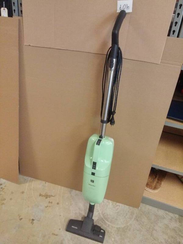 lot 407 image: Miele S143 120V 10 Amps Mint Green Super Air Clean Vacuum Cleaner GOOD WORKING CONDITION