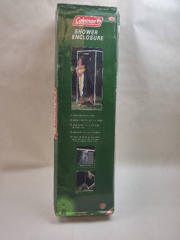lot 427 image: Coleman 827-320 Shower Enclosure UNUSED - SEE DESCRIPTION