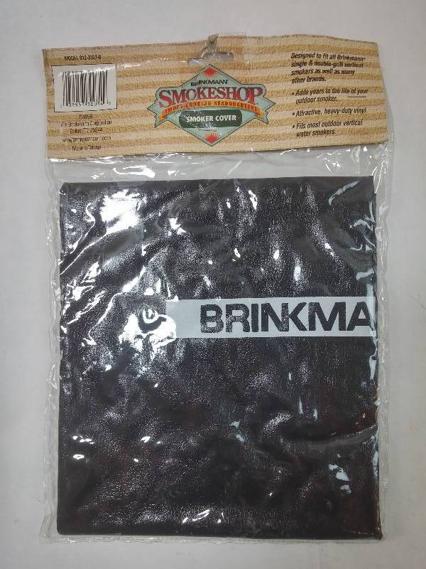 lot 526 image: Brinkmann 812-3321-0 SmokeN Jacket Vertical Smoker Cover UNUSED