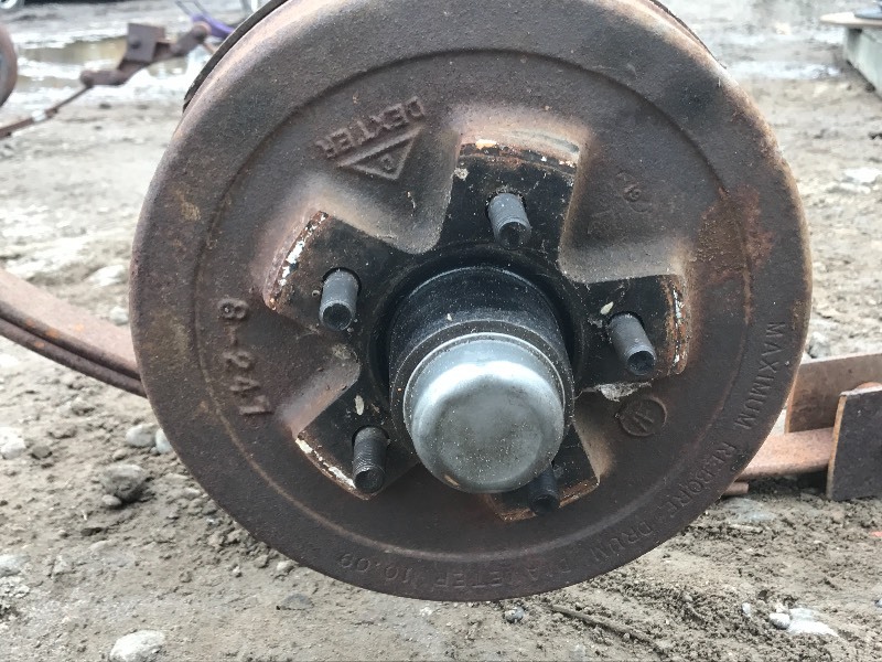 lot 8 image: Set Of Trailer Axles With Brakes & ...