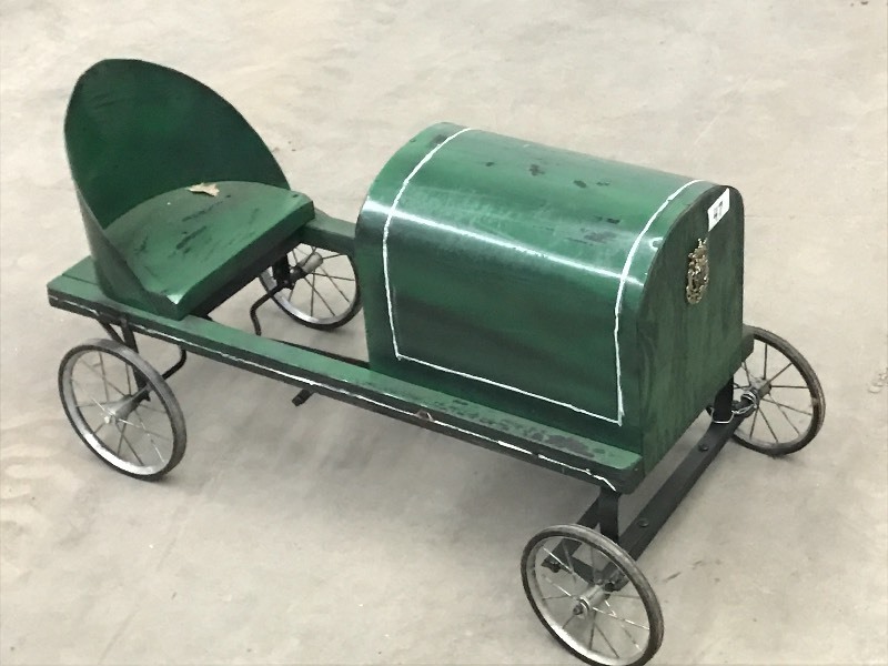 lot 47 image: Unique Vintage Homemade Wood-Frame ...