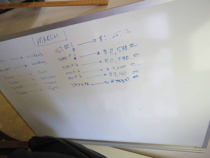 Very Large White Board