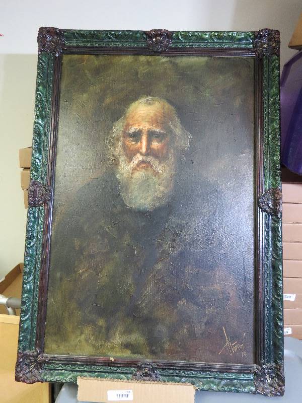 Large Vintage Oil Painting