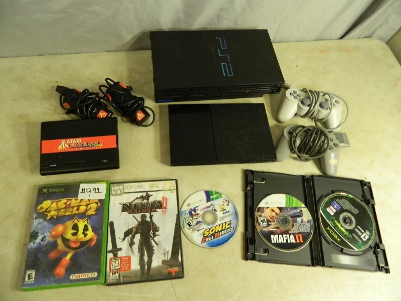 lot 47 image: PS2 Systems, XBox Games, Atari Accessories, and More