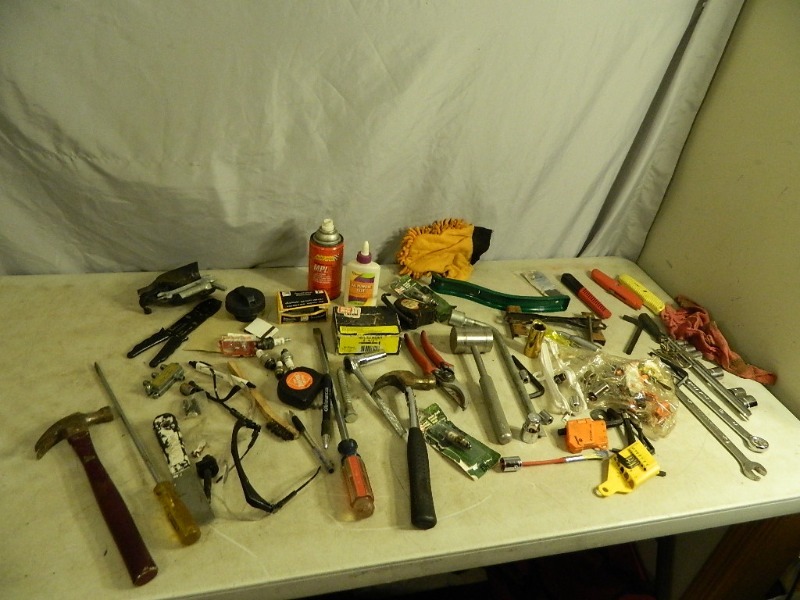 lot 75 image: Hand Tools, Hardware, and More