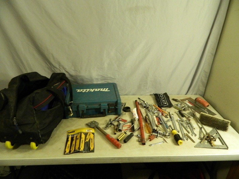 lot 77 image: Wrenches, Sockets, and Assorted Tools