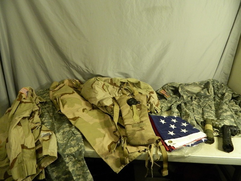 lot 88 image: Military Items and New Flag