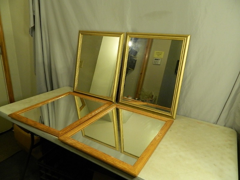 lot 169 image: 4 Framed Mirrors