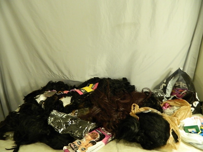 lot 196 image: HUGE Lot of Faux Hair and More