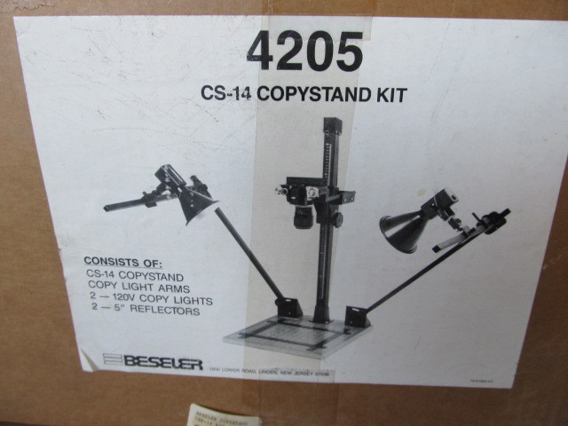 lot 15 image: NIB Beseler Copystand Kit