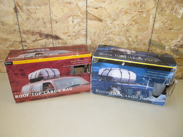 lot 54 image: 2 NIB Large Canvas Roof Top Cargo Bags