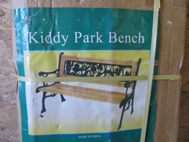 lot 79 image: New In Box Kiddy Park Bench
