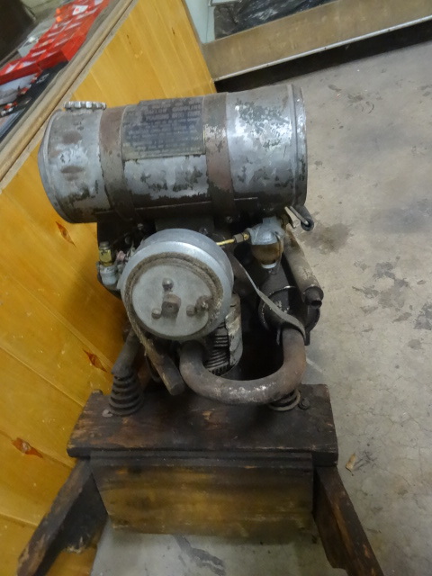 Vintage airplane generator from b-1...