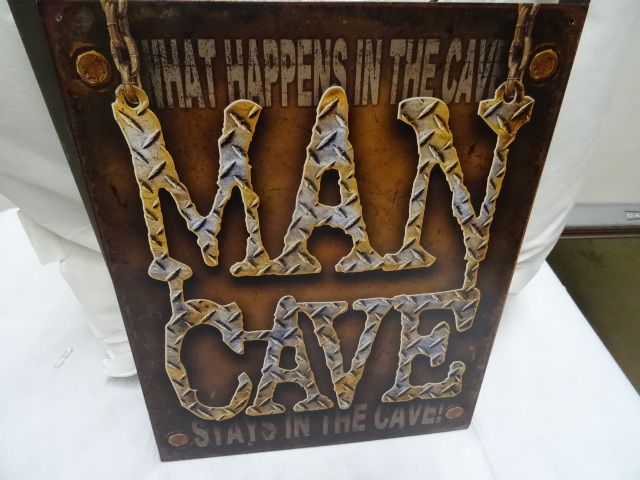 12 x 16 metal man cave sign...
