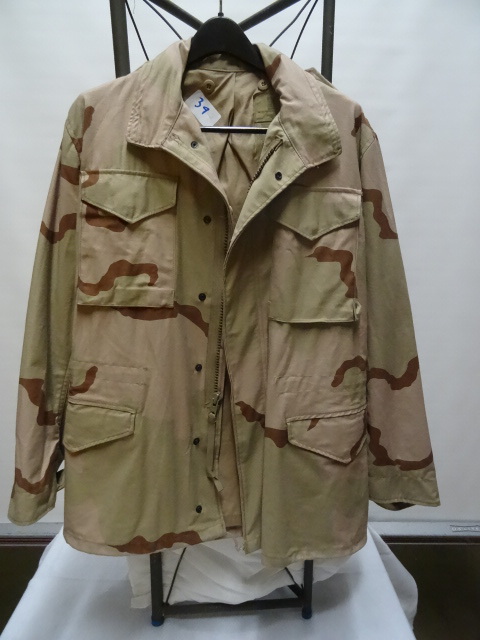 Desert camouflage cold weather coat...