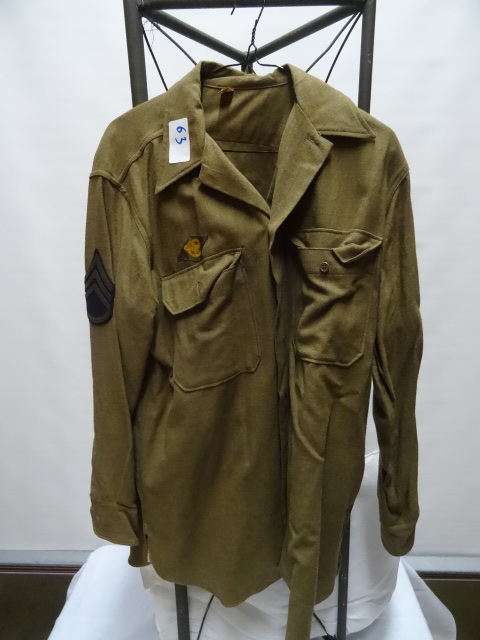 Worls War II long sleeve shirt. 16...
