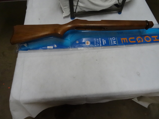 22 Ruger rifle stock. Wooden. Does ...