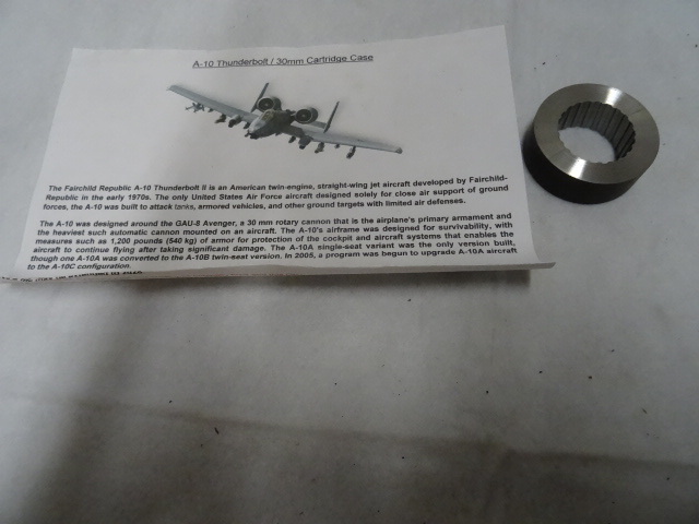 Barrel segment from A-10 thunderbol...