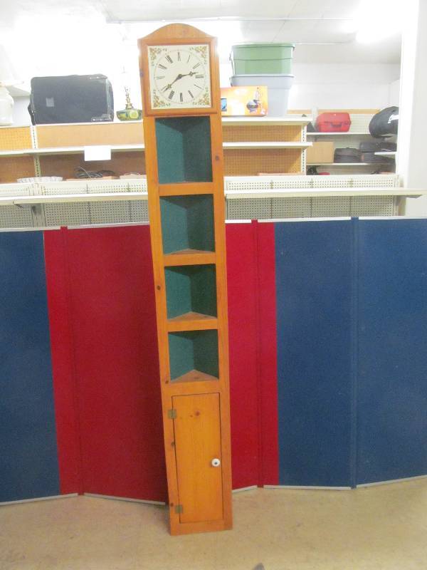 corner clock shelf