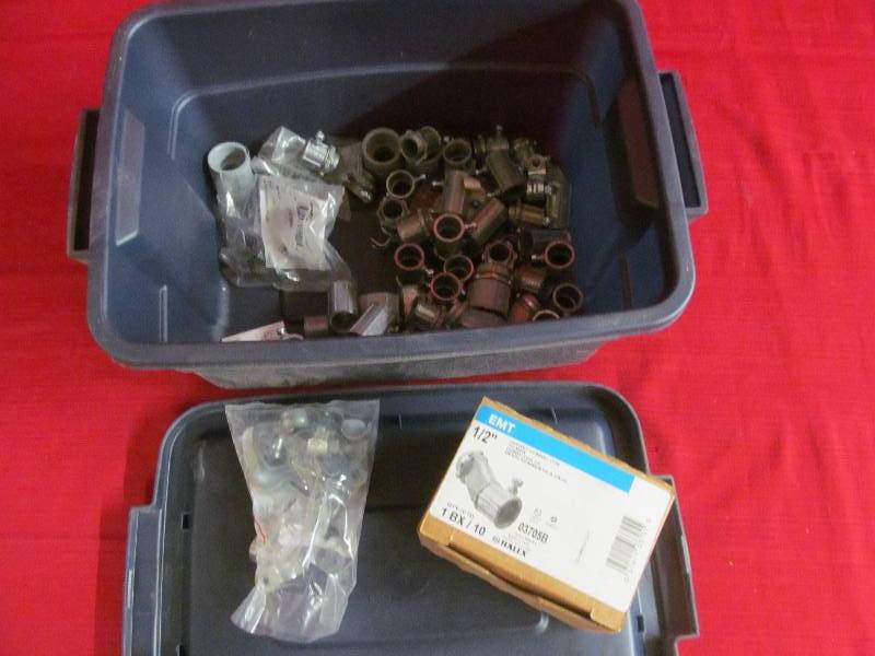conduit couplers, straps