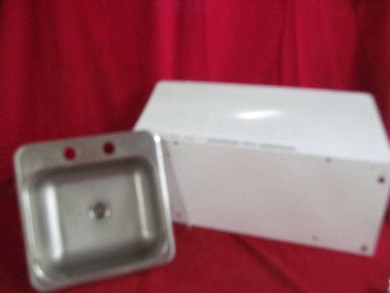 stove exhaust hood, sink