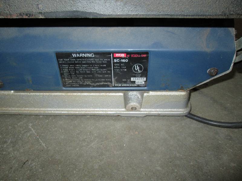 Ryobi Scroll Saw - 16