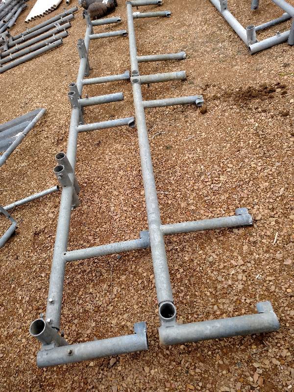 lot 27 image: Used (2) 12 wide Galvanize Dock Br...