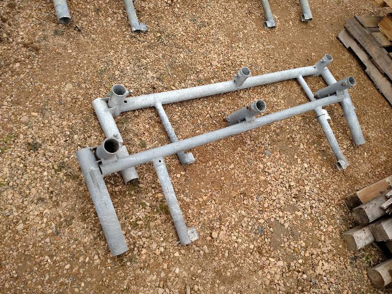 lot 28 image: Used (2) 5 wide Galvanize Platform...