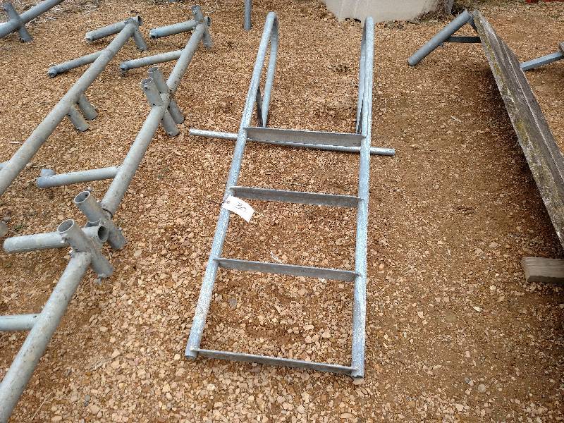 lot 30 image: Used Galvanize 4 Step Ladder with m...