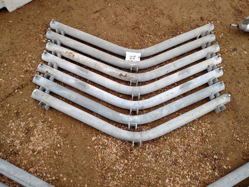 lot 22 image: NewDiscontinued (6) 6 Wood Slat Galv-A-Dock Top Vs only