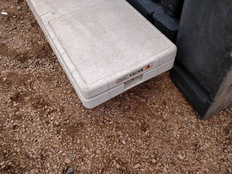 lot 39 image: Sears X-Cargo Poly Saddle Tool Box,...