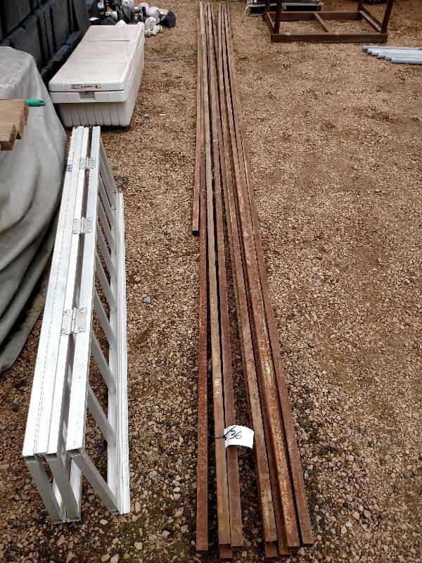 lot 36 image: (11) Rusty 1-14 16 gauge square t...
