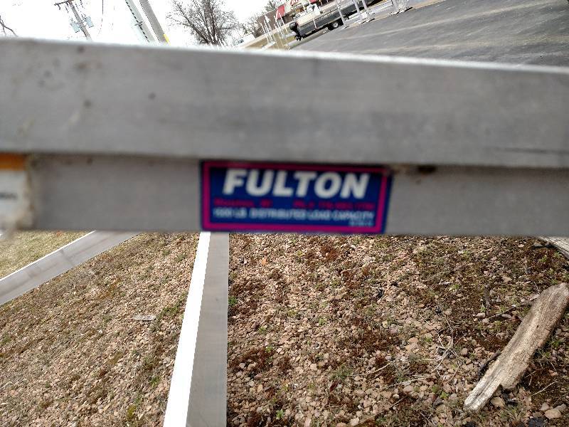 lot 49 image: Fulton Fold-Up Aluminum Ramp, 4 Wi...